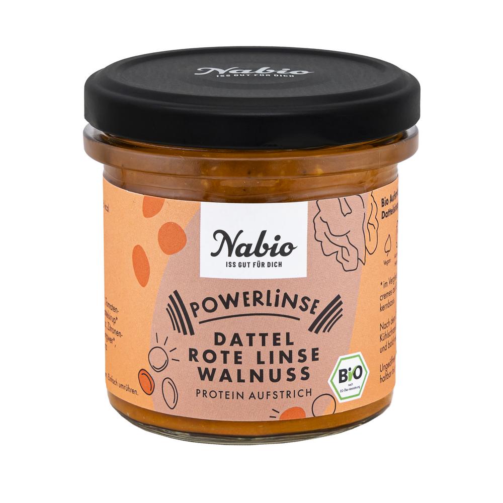 Protein-Aufstrich Rote Linse Walnuss Dattel 140 g