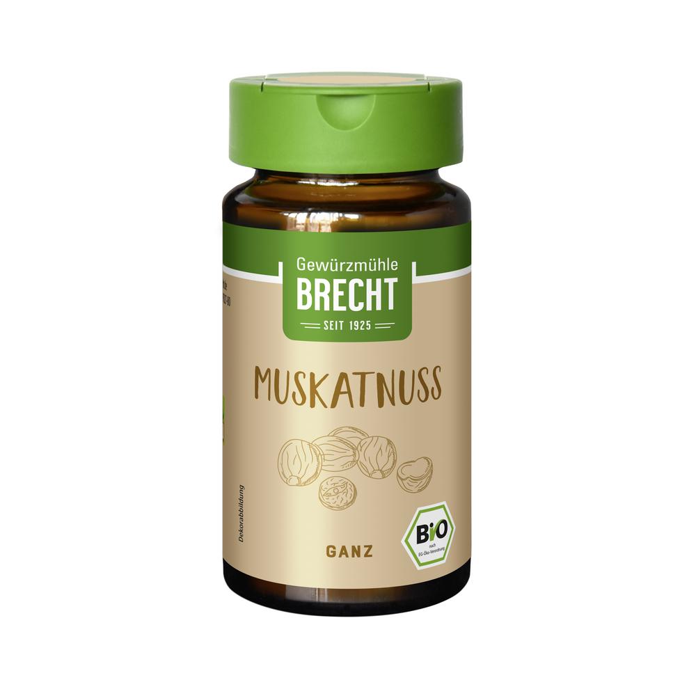 Muskatnuss ganz Glas 15,3 g