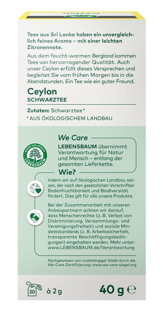 Ceylon Schwarztee 40 g
