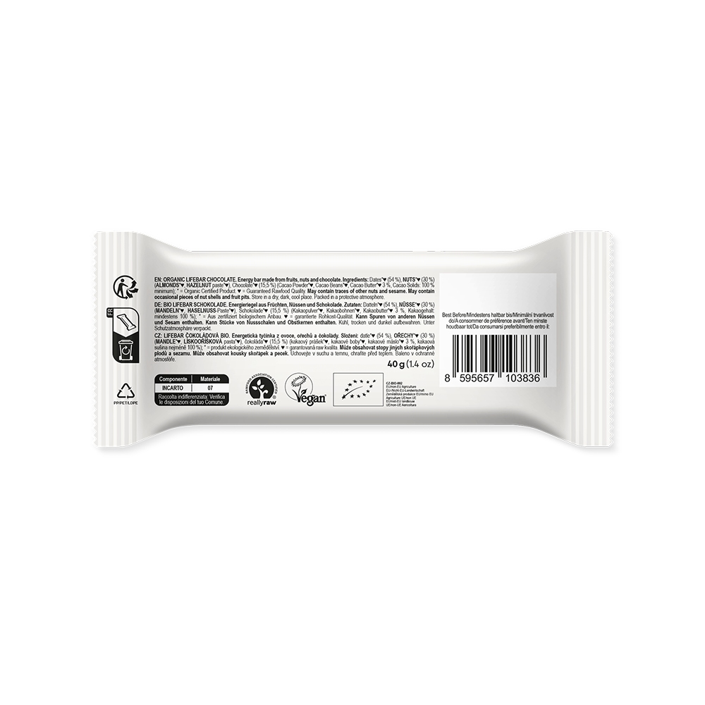 Lifebar Choccolate Schokoriegel 40 g