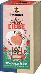 Alles Liebe Dinkel-Kekse mit Erdbeeren 125 g