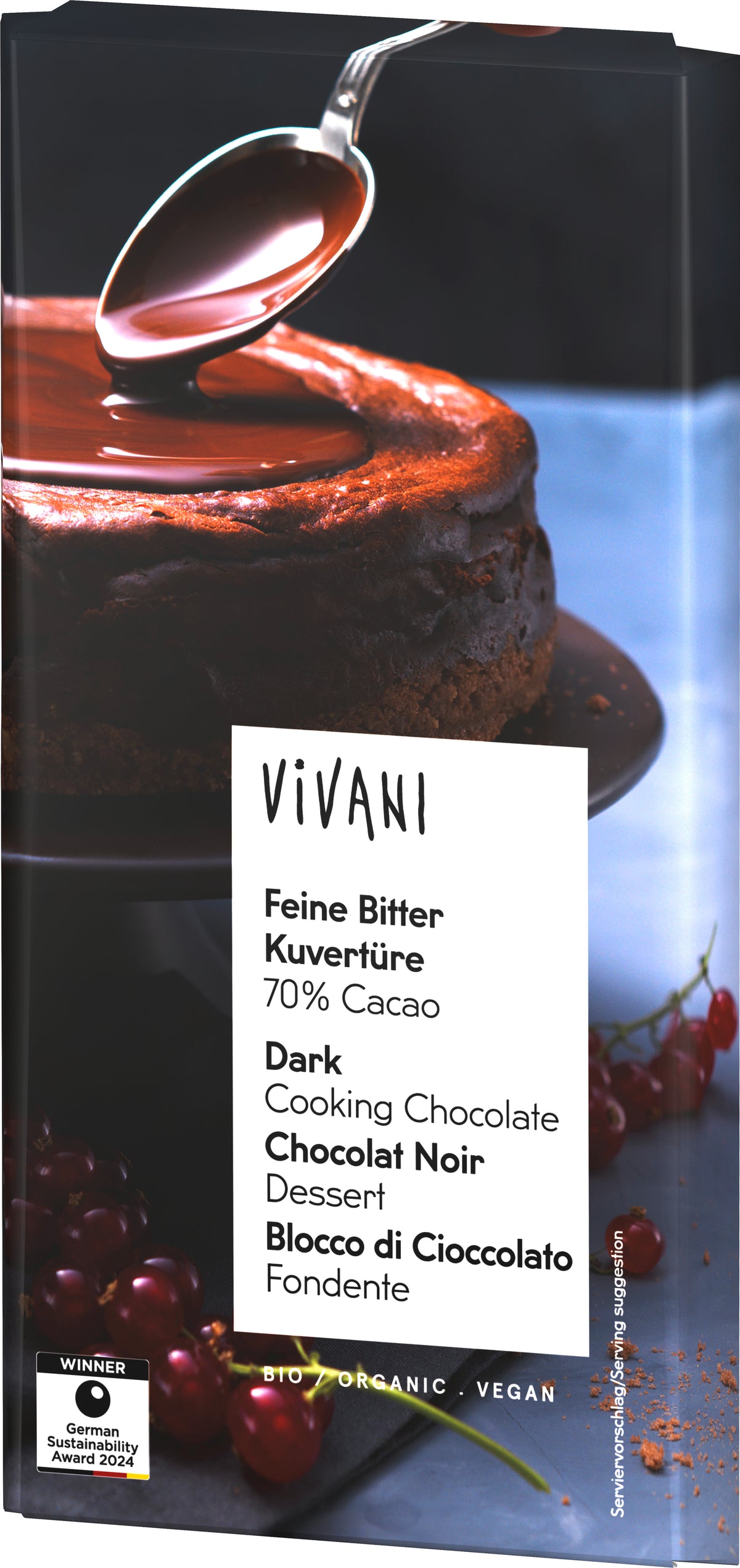 Kuvertüre Feine Bitter 70% Cacao 150 g