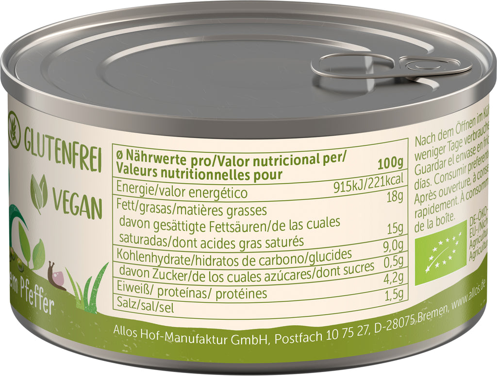 Hof Pastete Grüner Pfeffer 125 g