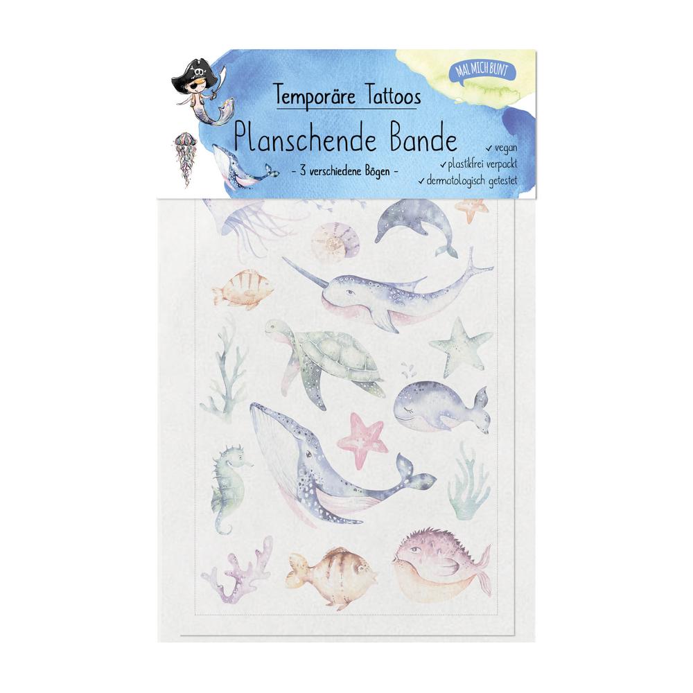 Kindertattoos Kollektion Planschende Bande 1 Stk