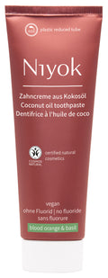 Zahncreme aus Bio-Kokosöl Blutorange & Basilikum 75 ml