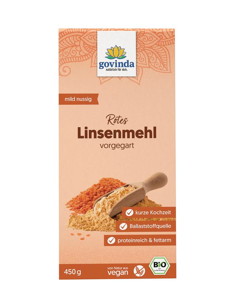 Rotes Linsenmehl vorgegart 450 g