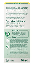 Fenchel-Anis-Kümmel Kräutertee 50 g