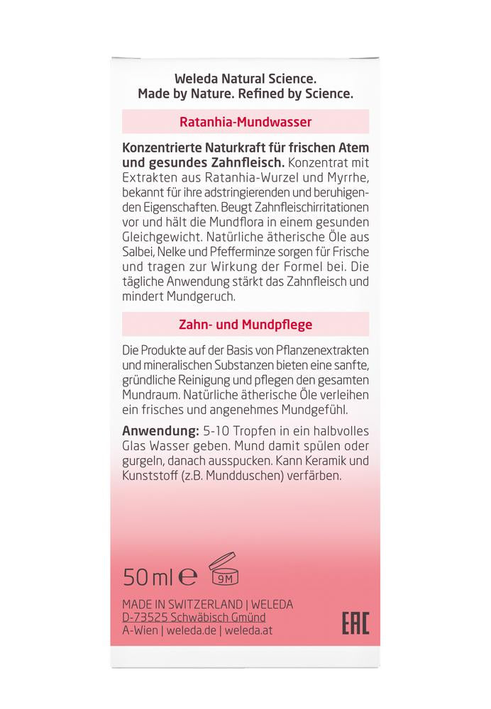 Ratanhia Mundwasser 50 ml