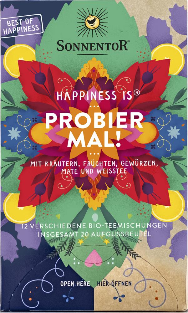 Happiness is® Probier mal! Teemischungen 12 Sorten 31,4 g