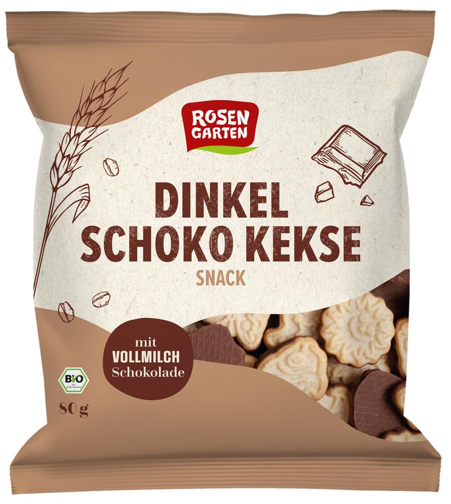 Dinkel Schoko Kekse Snack 80 g