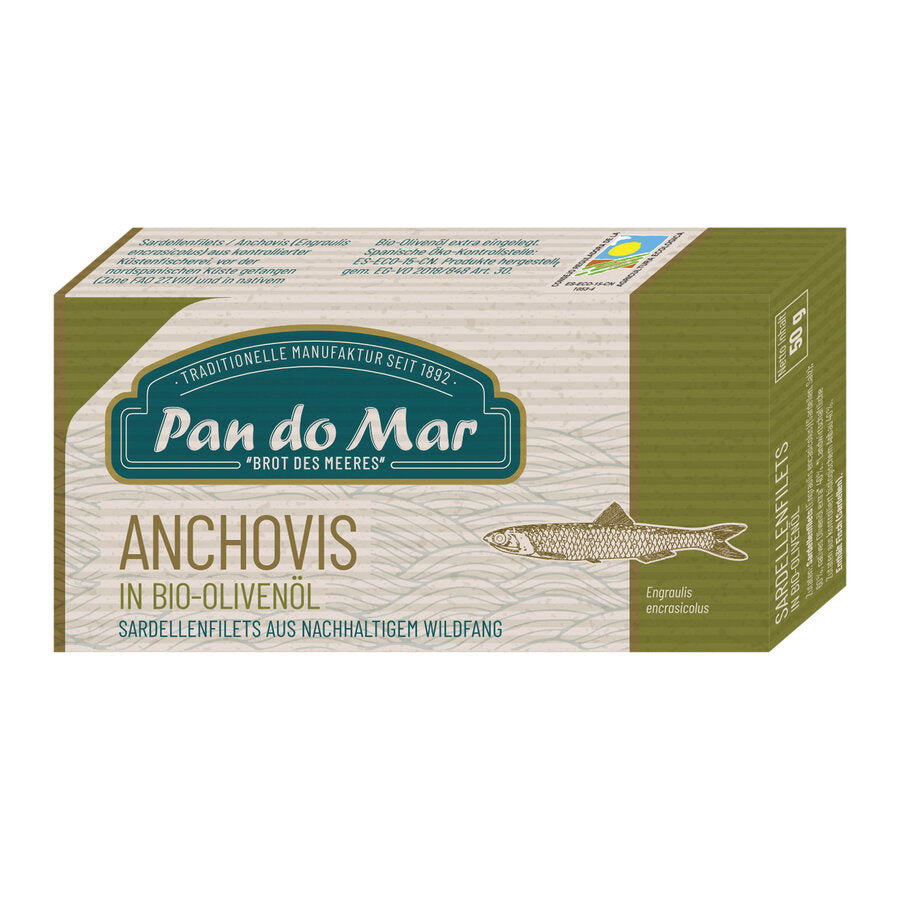 Sardellenfilets in Bio-Olivenöl 50 g