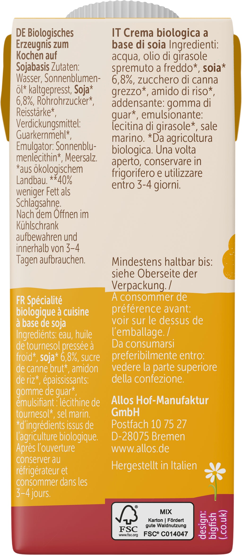 Soja Cuisine 200 ml