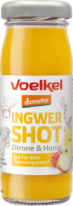 Shot Ingwer & Zitrone Honig demeter mit weiteren F 95 ml
