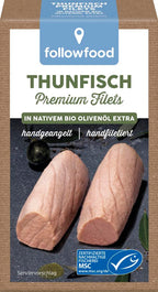 Thunfisch Premium Filets in Olivenöl  handfiletier 115 g