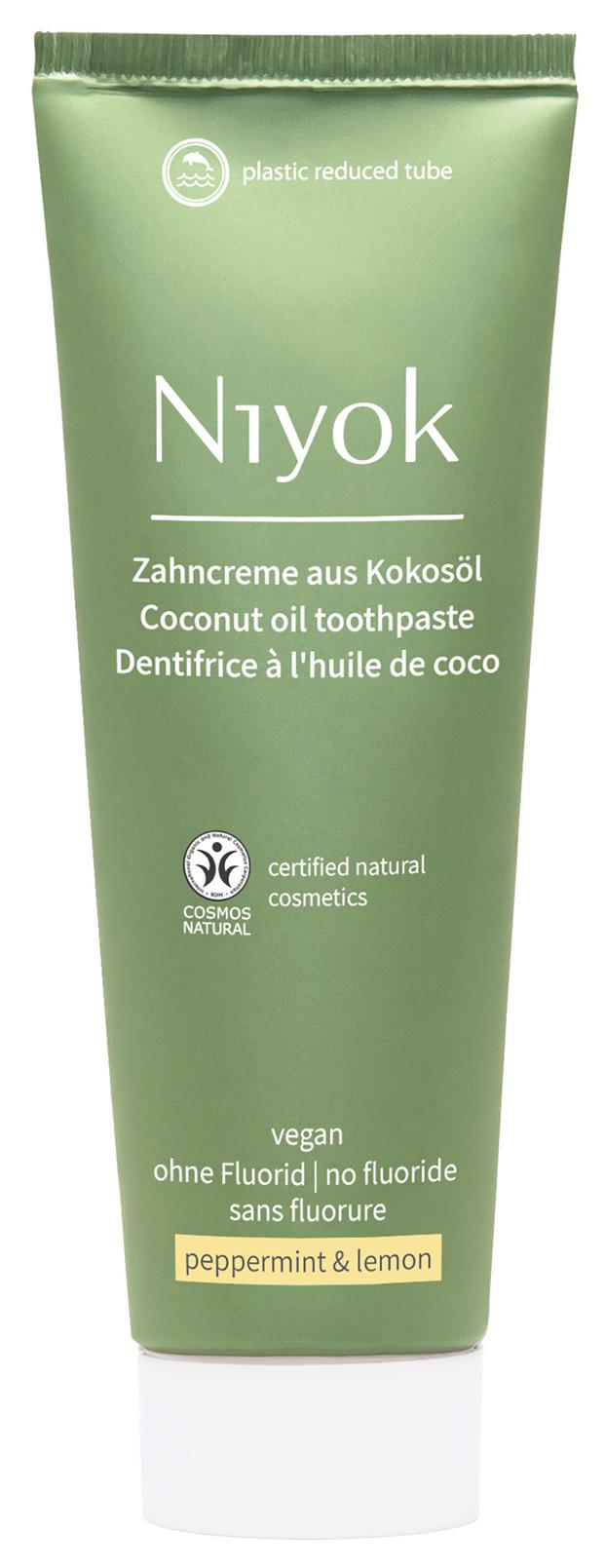 Zahncreme aus Bio-Kokosöl Pfefferminze & Zitrone 75 ml