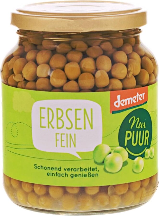 Erbsen demeter 350 g