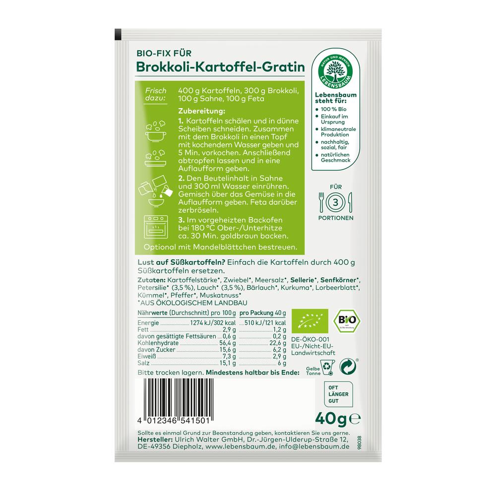 Brokkoli-Kartoffel-Gratin 40 g