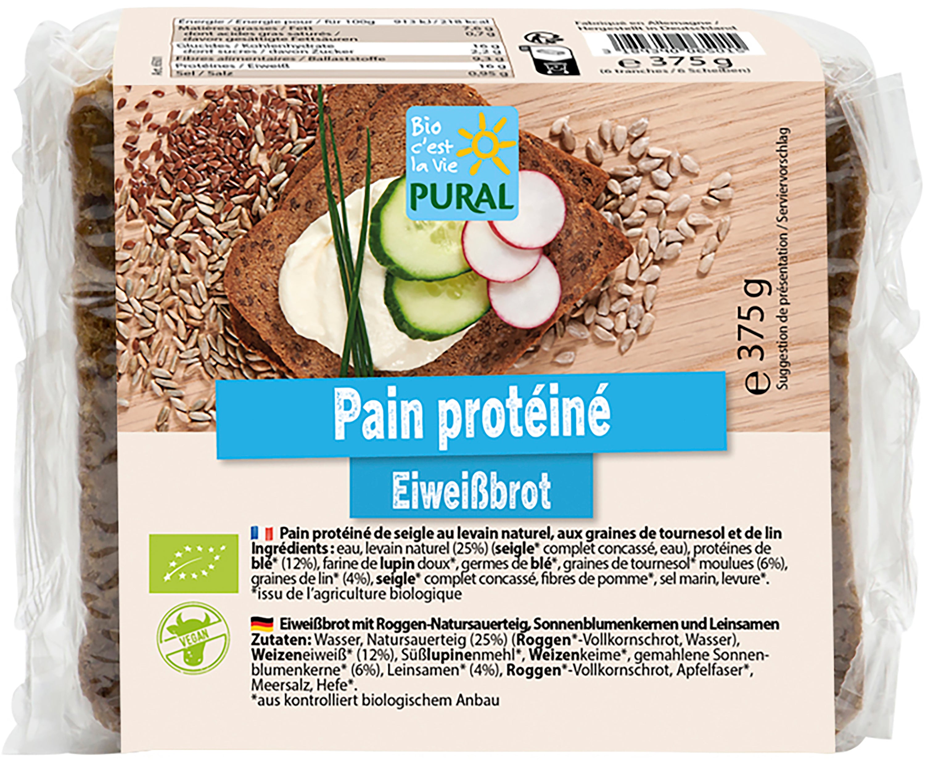 Eiweißbrot 375 g