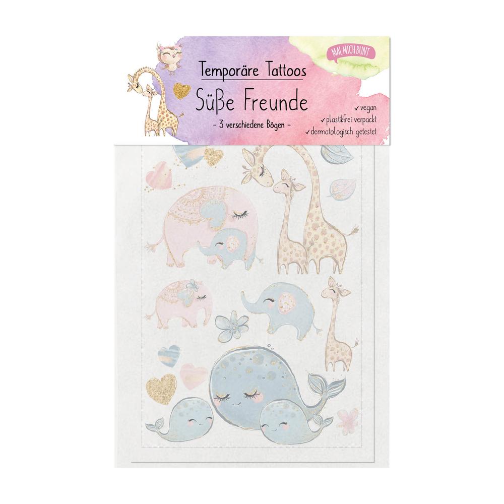 Kindertattoos Kollektion Süße Freunde 1 Stk