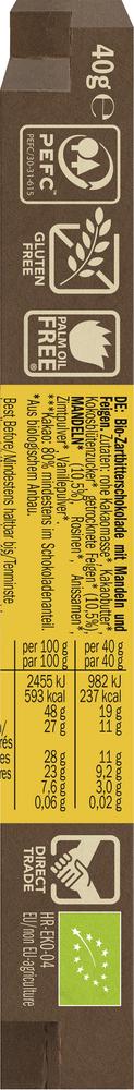 Almond Fig Mandel Feige 81% Kakao 40 g