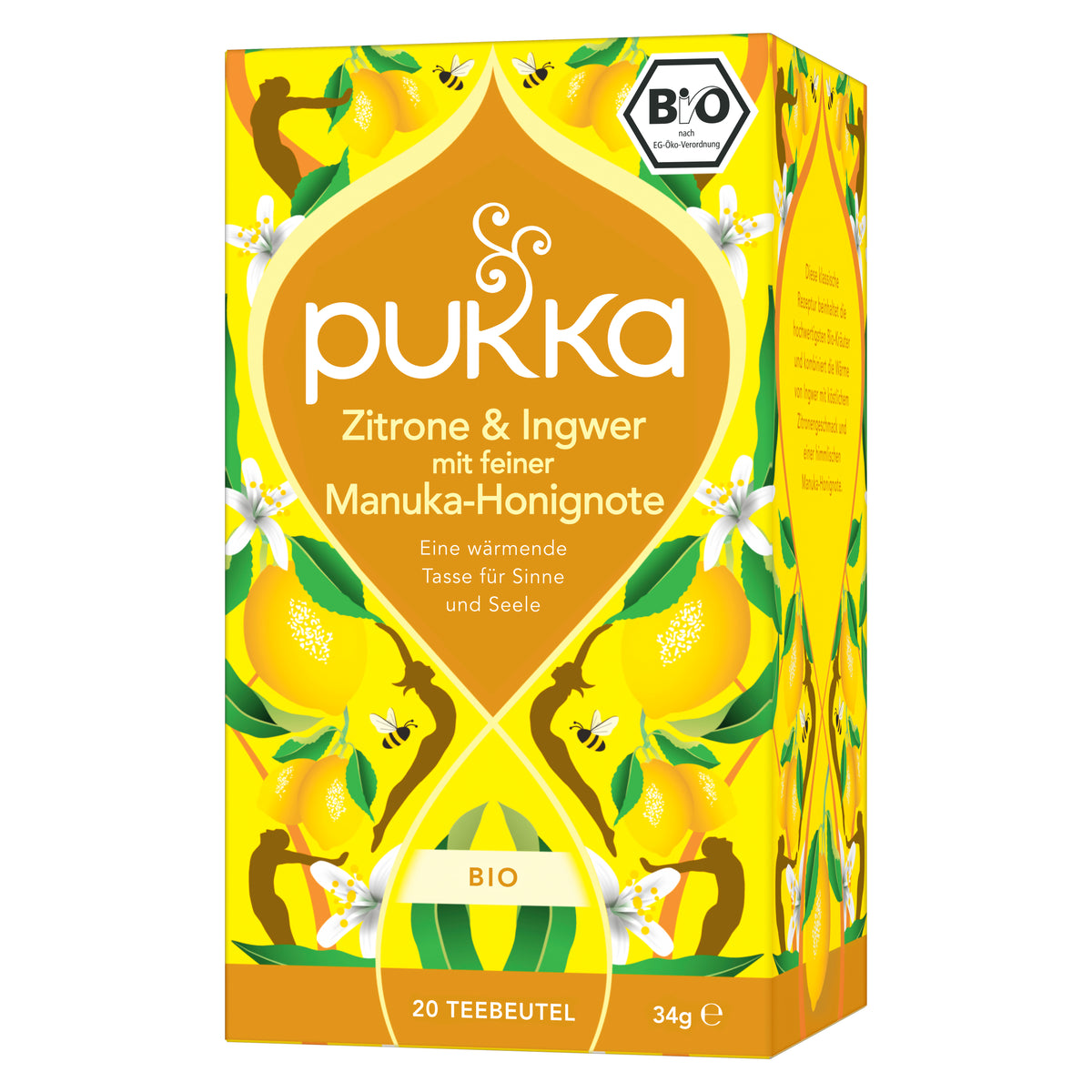 Zitrone & Ingwer Tee mit feiner Manuka-Honignote 32 g