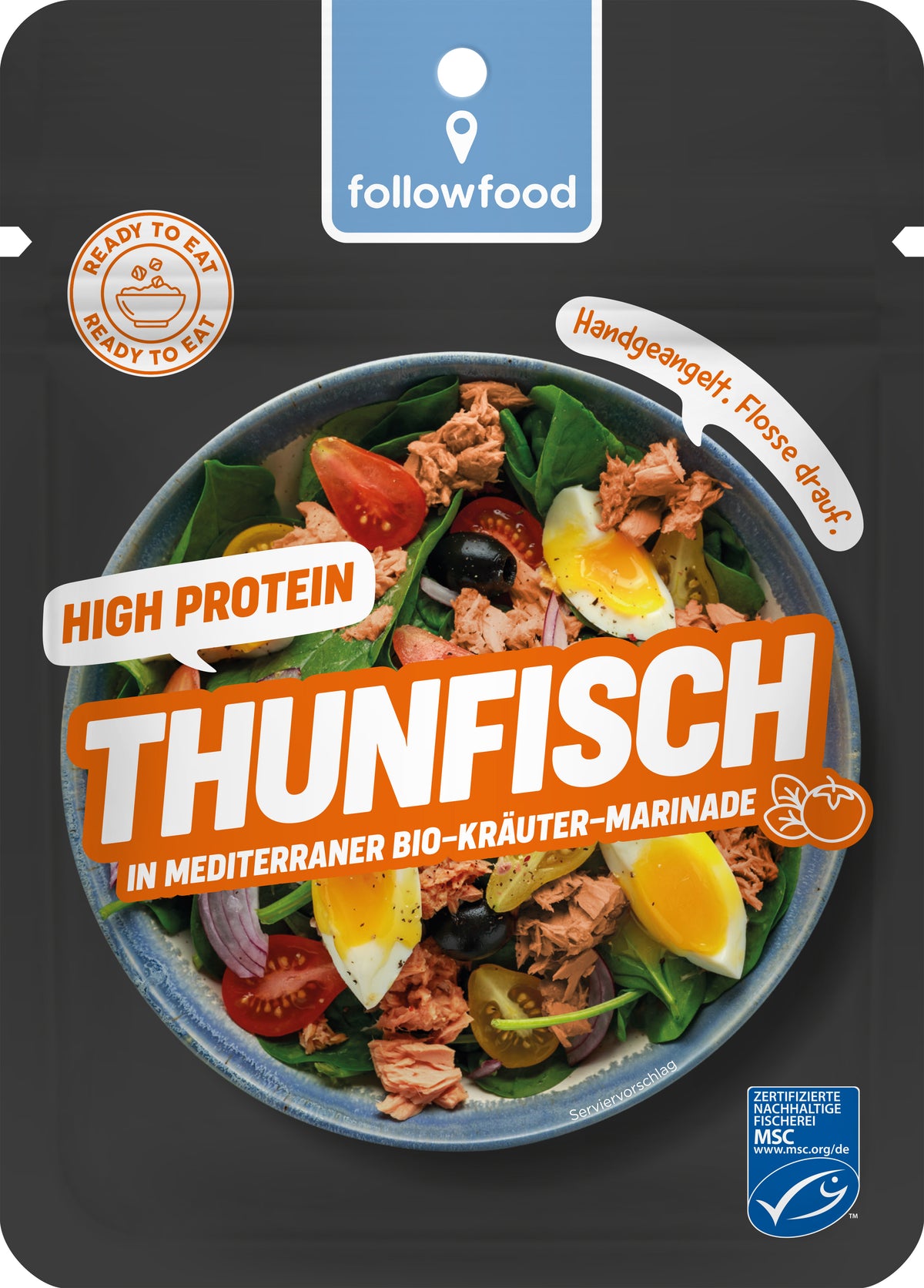 Thunfisch in Mediterraner Marinade MSC im Beutel 100 g