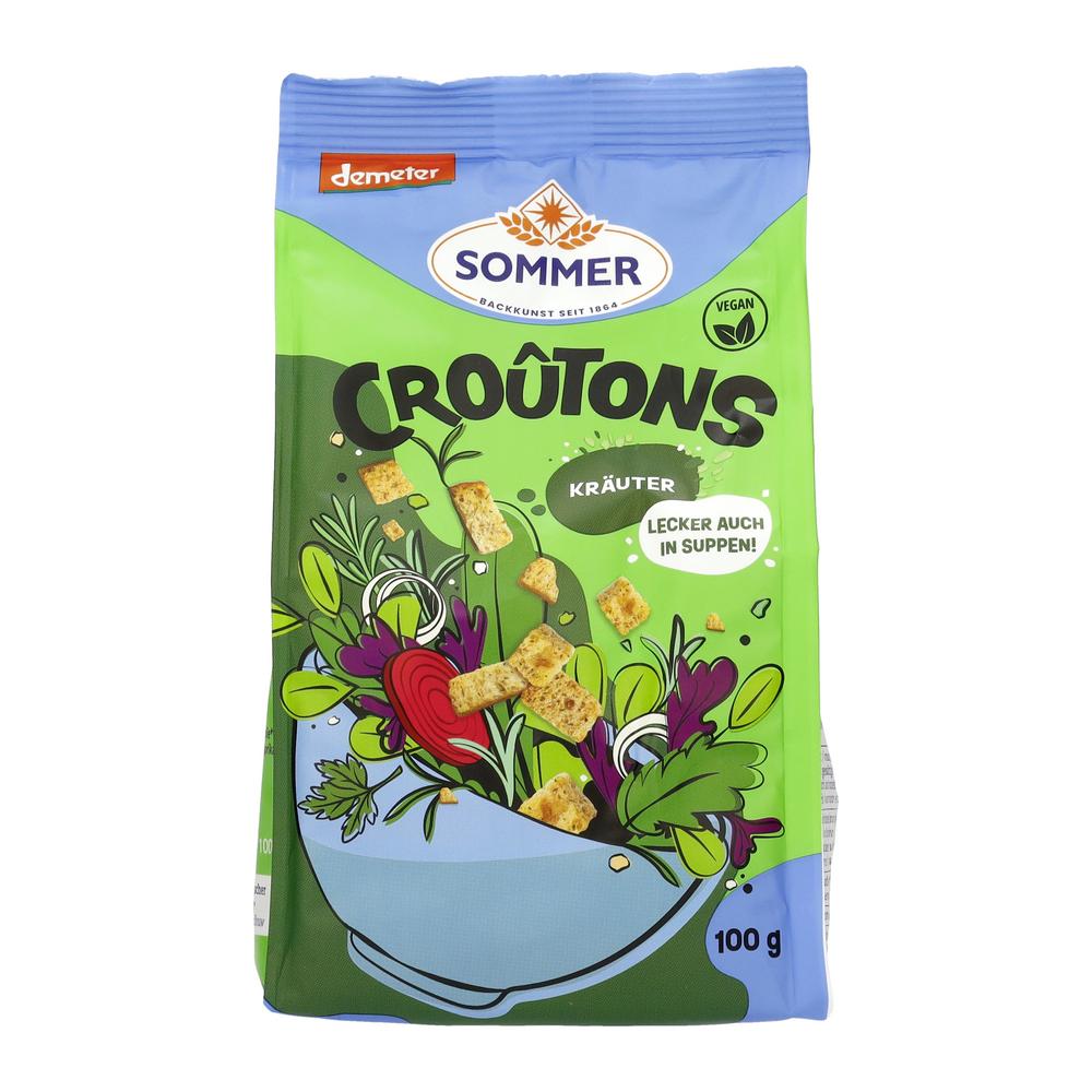 Cro?tons Kräuter geröstete Brotwürfel demeter 100 g