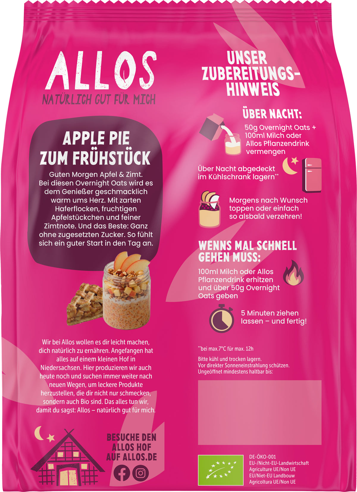 Overnight Oats Apple Pie 375 g