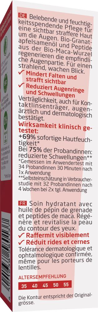 Straffende Augenpflege Granatapfel & Maca-Peptide 12 ml