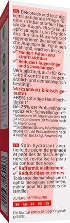 Straffende Augenpflege Granatapfel & Maca-Peptide 12 ml