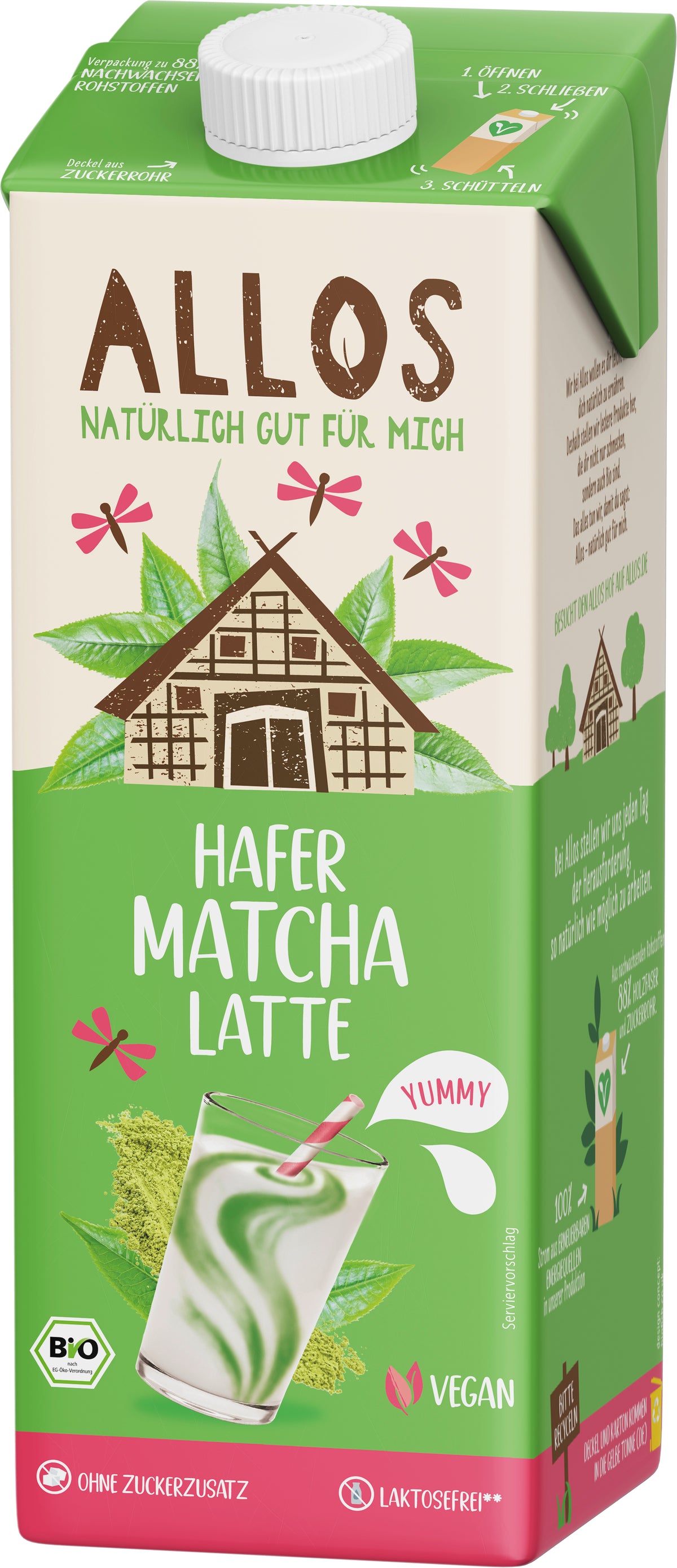 Hafer Matcha Latte Drink 1 l