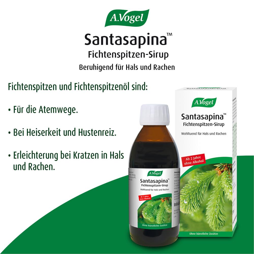 Santasapina Fichtenspitzen-Sirup ohne Alkohol 200 ml