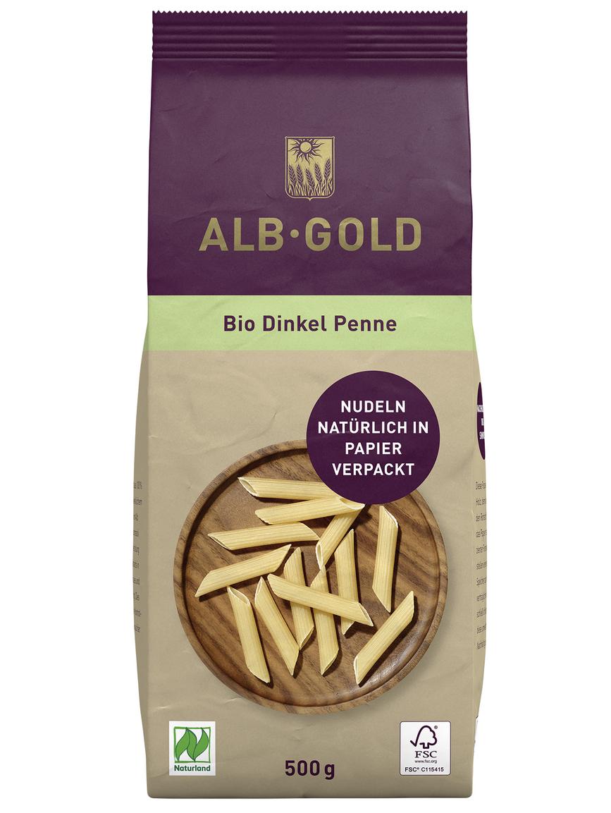 Penne Dinkel Papierverpackung 500 g