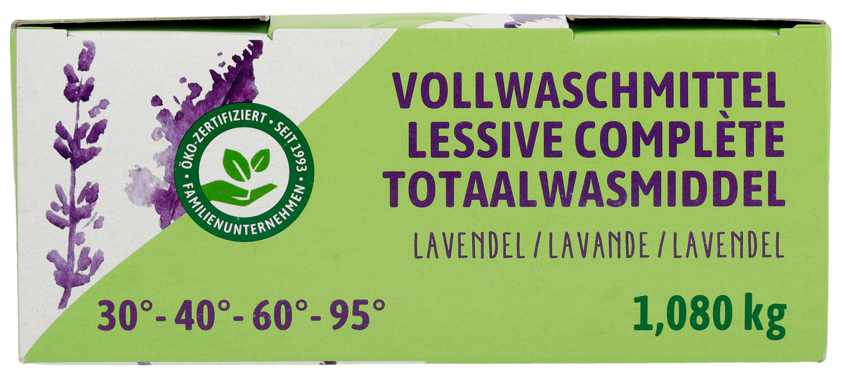 Vollwaschmittel Lavendel 19 Waschgänge 1080 g