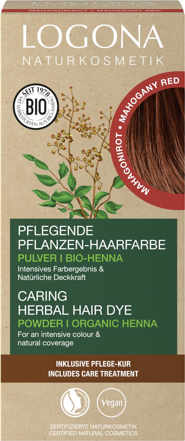Pflegende Pflanzen-Haarfarbe Pulver 05 Mahagonirot 100 g