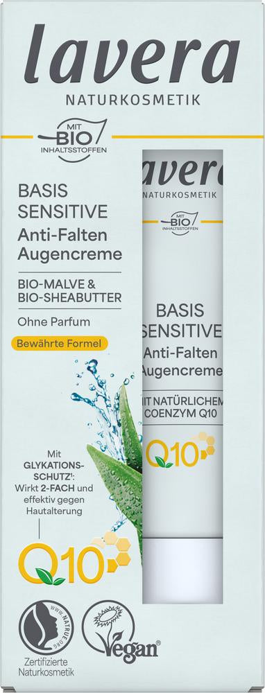 Basis Sensitive Anti-Falten Augencreme Q10 15 ml