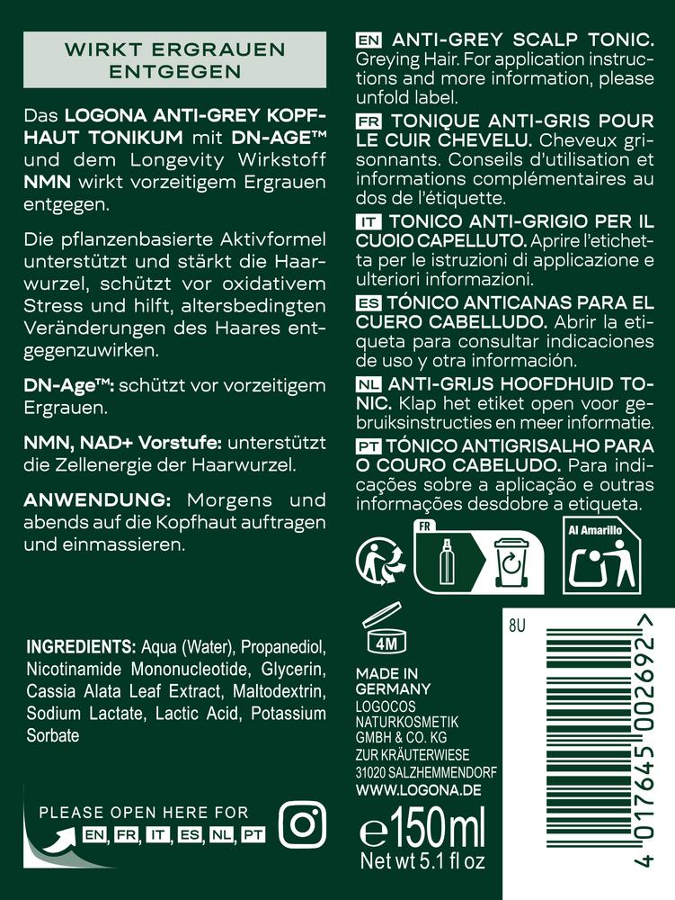 Anti-Grey Kopfhaut-Tonikum DN-Age&NMN 150 ml