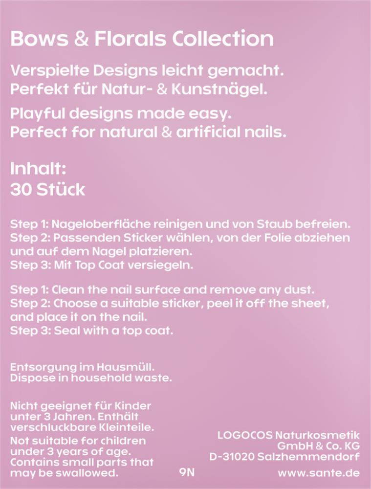 Nail Sticker Bows & Florals Collection 1 Stk