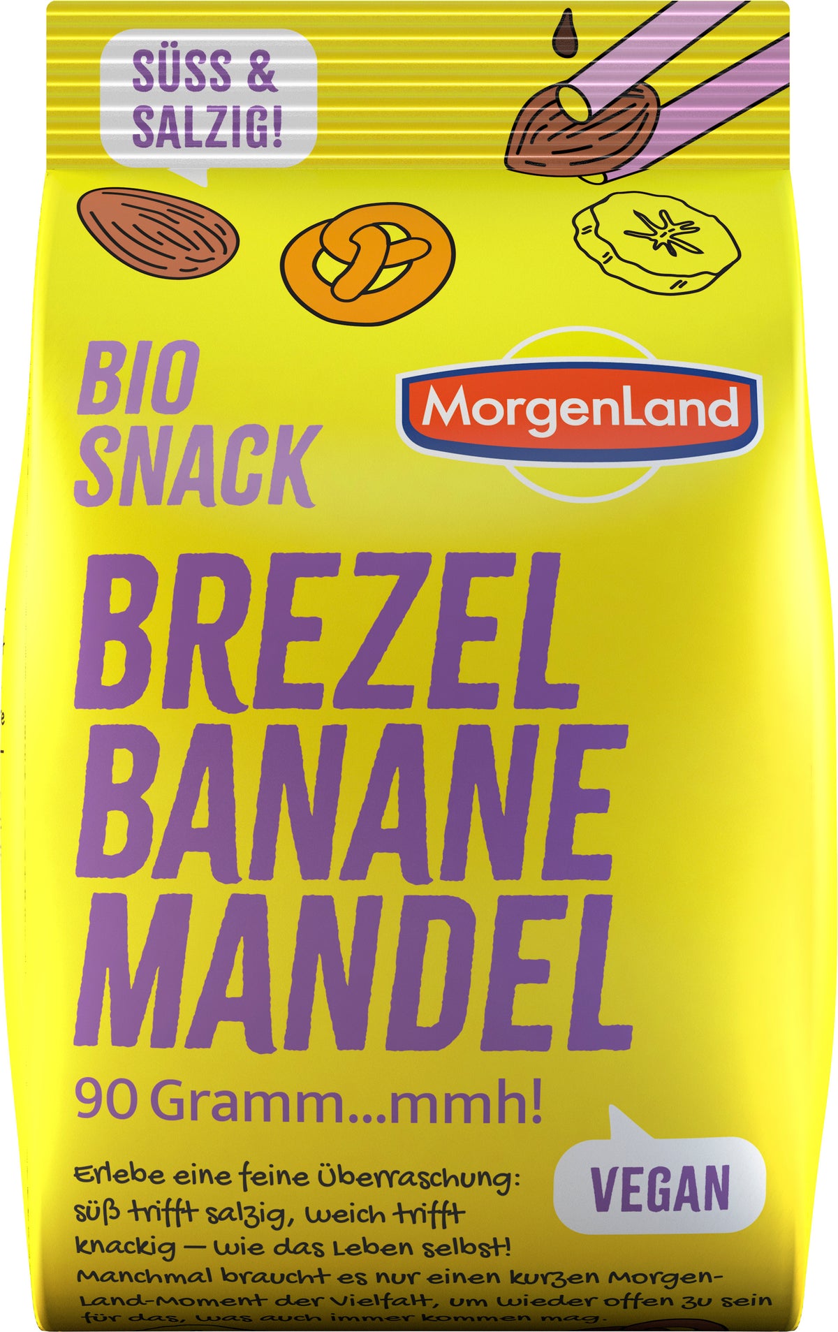 Snack Brezel Banane Mandel 90 g