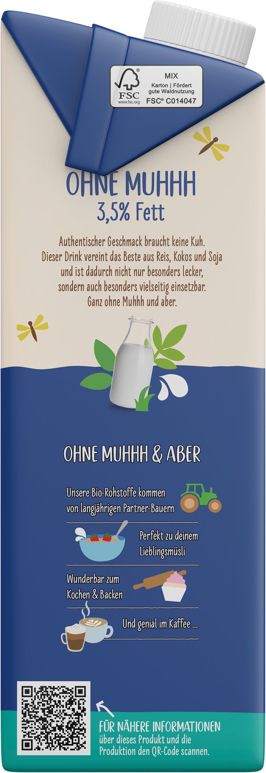 Ohne Muhhh Drink 3,5% Fett 1 l