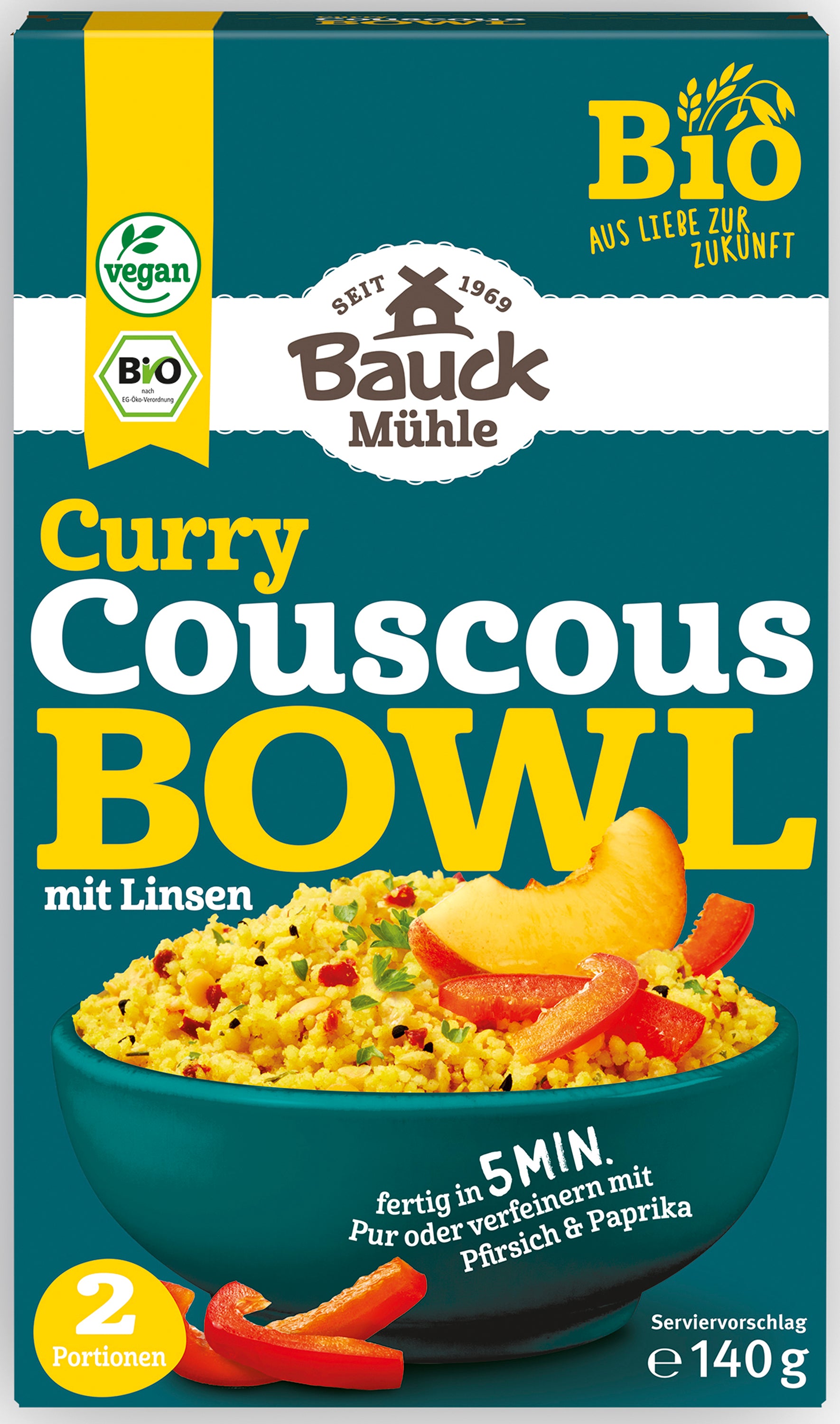 Couscous Bowl Curry mit Linsen 140 g