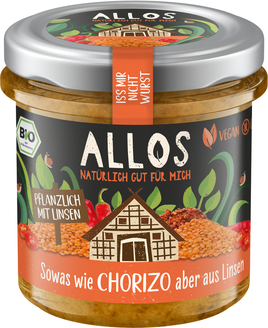 Aufstrich Iss mir nicht Wurst Chorizo 135 g