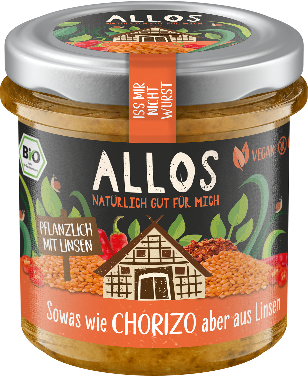 Aufstrich Iss mir nicht Wurst Chorizo 135 g