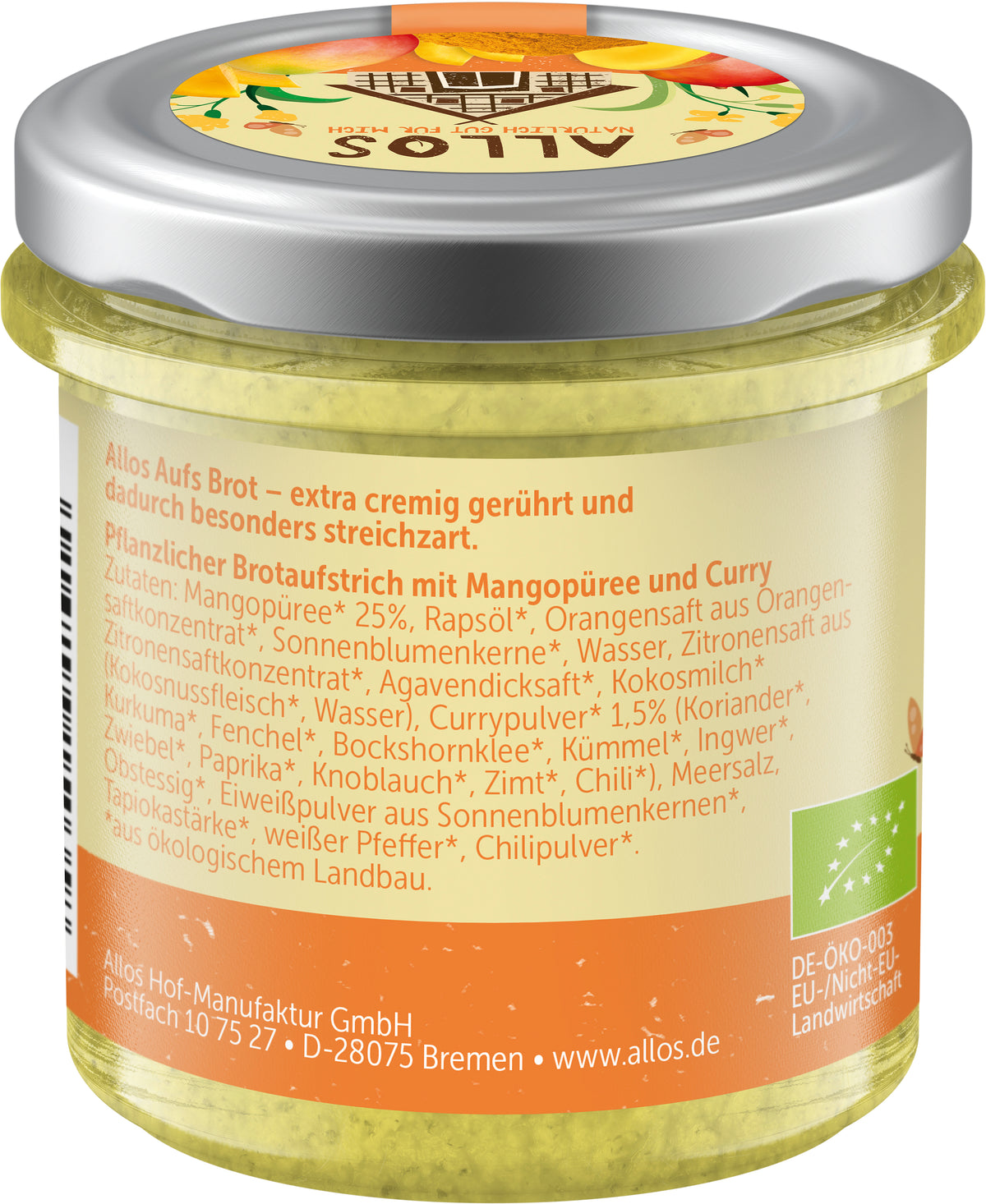 aufs Brot Mango & Curry 140 g