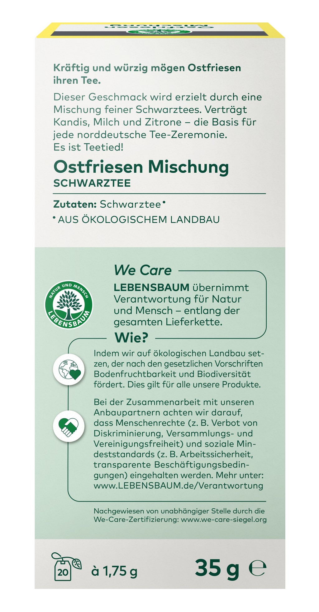 Ostfriesen Mischung Schwarztee 34 g