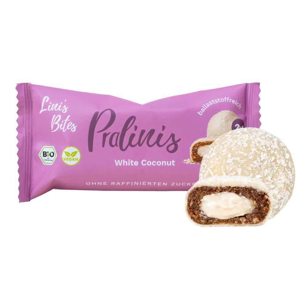 White Coconut Pralinis Dattelkugel 46 g