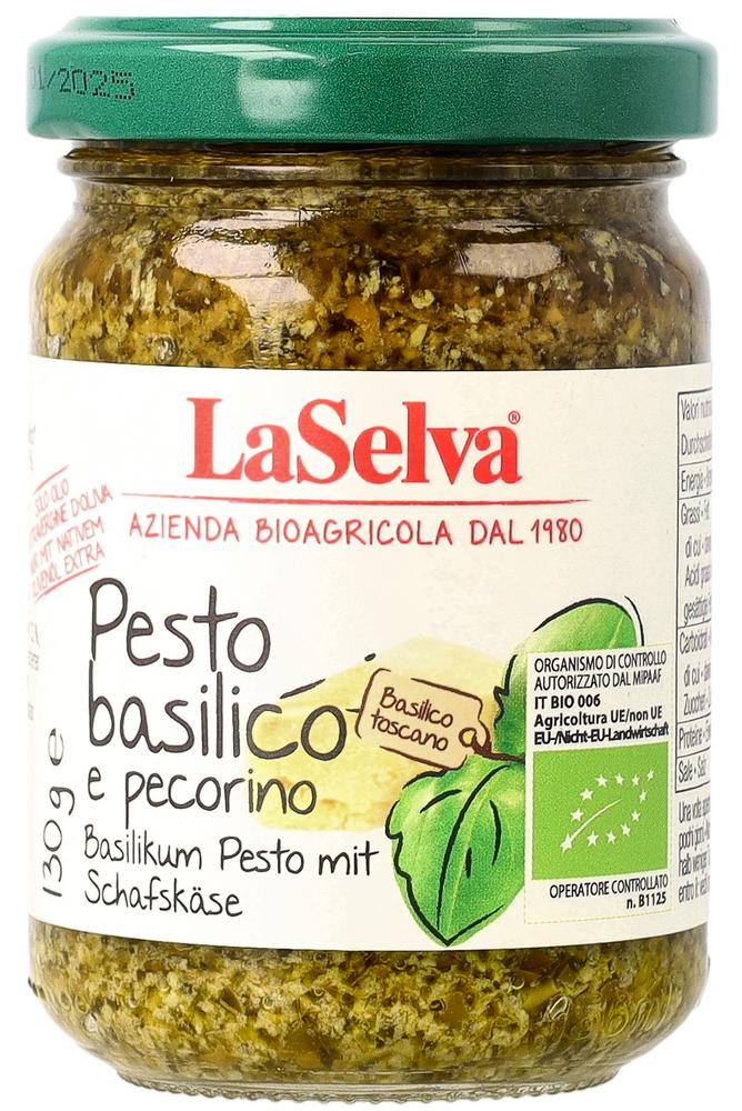 Pesto Basilikum mit Schafskäse 100% Olivenöl 130 g