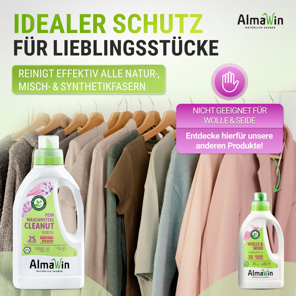Cleanut Flüssiges Colorwaschmittel ohne Palmöl 750 ml