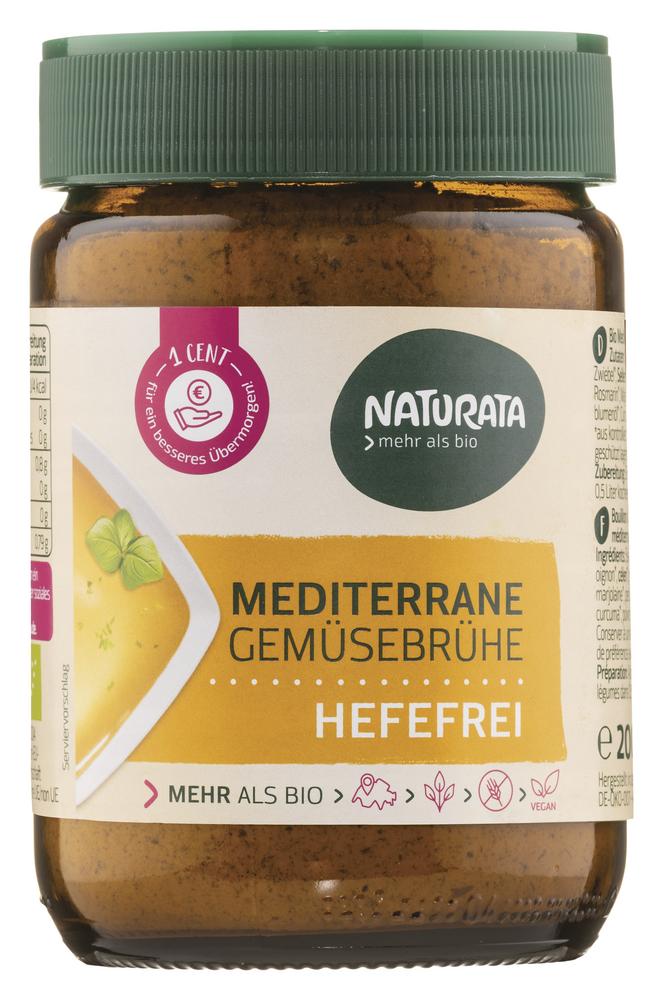 Gemüsebrühe mediterran hefefrei Glas 200 g