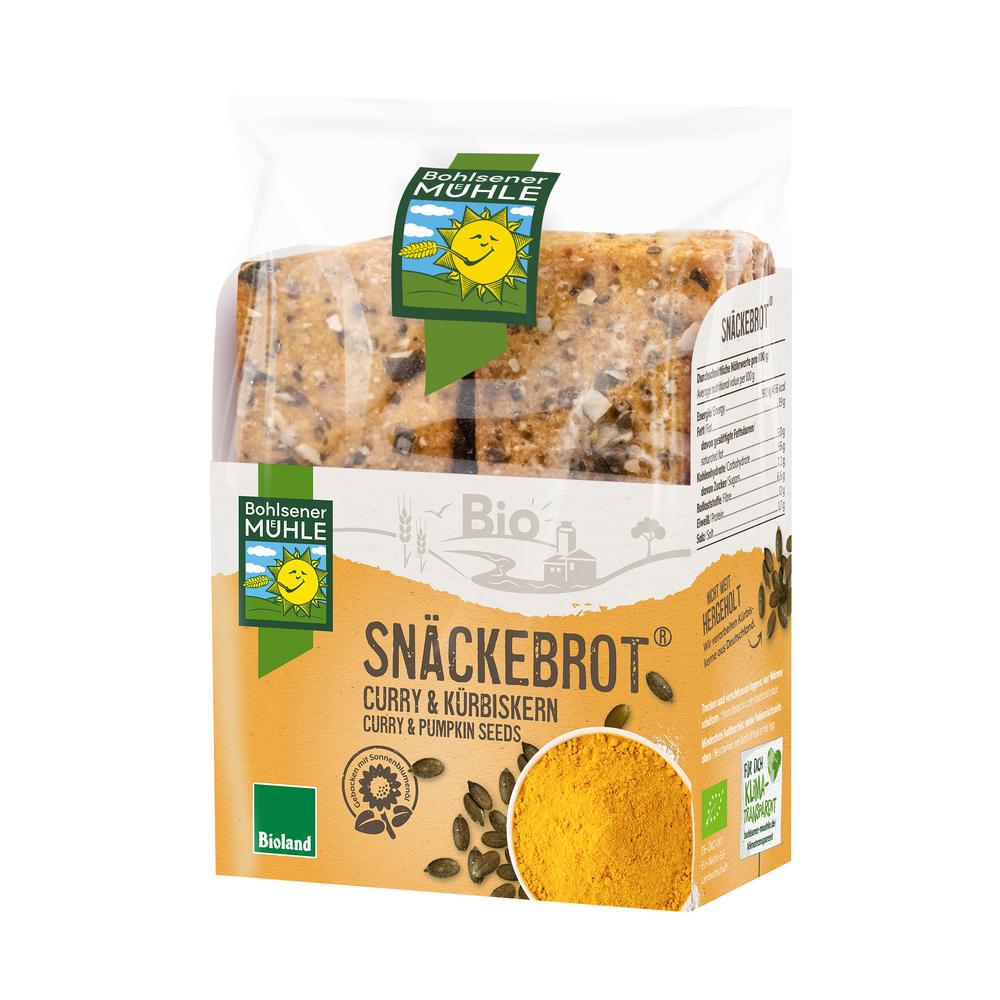 Snäckebrot Curry & Kürbiskern 200 g